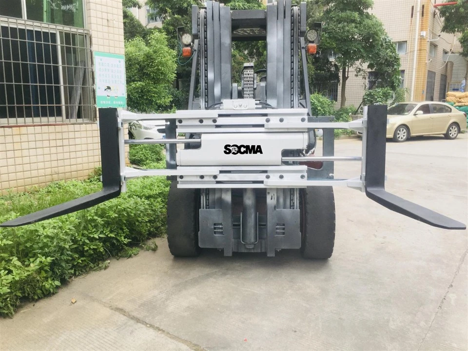 Diesel Mini Forklift Attachment 2.5 Ton 3.5 Ton 3 Ton Forklift Truck With Rotator Sideshifting Clamp Attachment