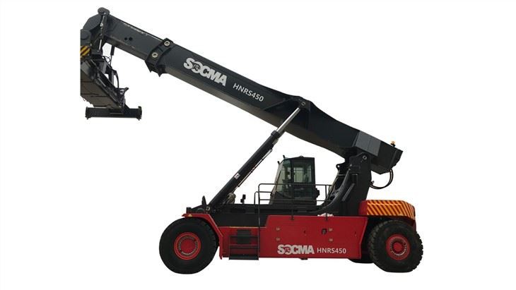 ポートの SOCMA HNRS450 リーチ スタッカー