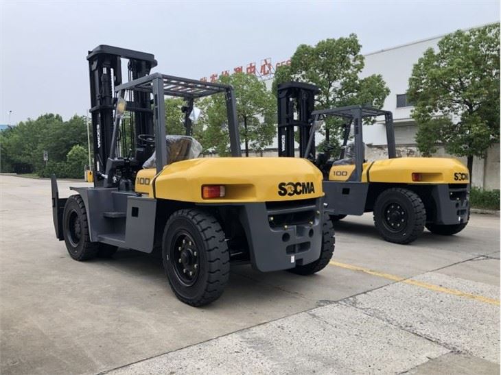 10 Ton Forklift Truck Material Handler For Construction Farm Warehouse Port