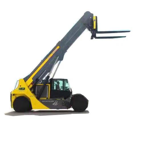 18トンコンテナ内部作業テレハンドラー