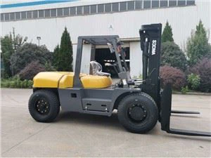 コンテナデポ用10トンディーゼルカウンターバランスフォークリフト